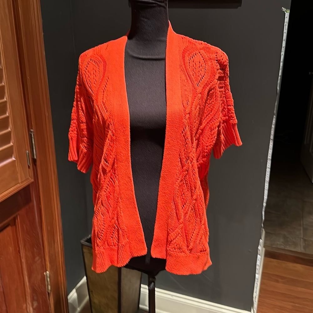 Short sleet cardigan